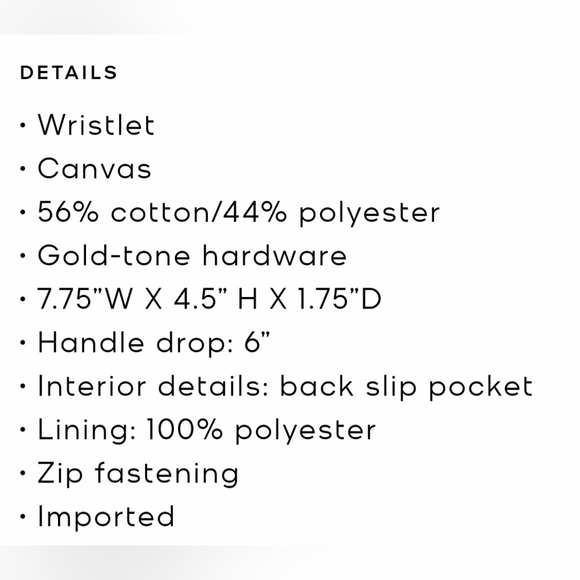 Michael Kors Talia Small Canvas Wristlet - Picture 4 of 4